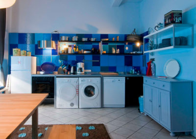 Küche in Ferienwohnung LB in Bremen